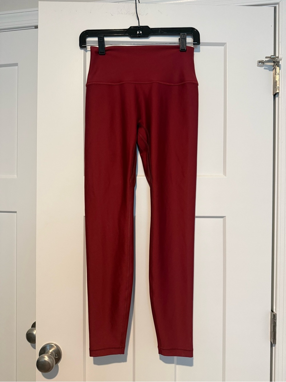 Golden by Aritzia Maroon High Rise Leggings